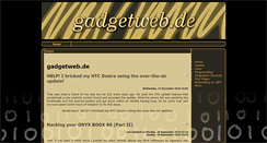 Desktop Screenshot of gadgetweb.de